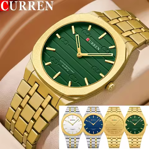 CURREN Sport Original Men Watch Top Brand Luxury Military Waterproof Male Clock Stainless Steel Quar