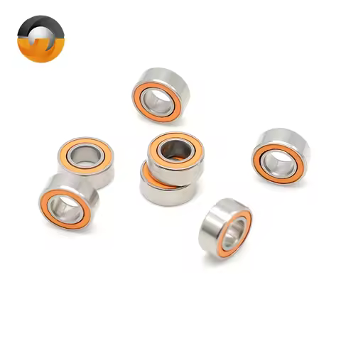 10PCS SMR105RS CB 5X10X4 mm Ceramic Bearing ABEC-7 Miniature RC Motor SMR105-2RS Ball Bearings Ceram