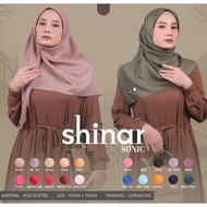 HIJAB SEGIEMPAT  Shinar Glamour Ansania Premium Original 110x110 cm Laser Cut Finishinh ULTRA SONIC