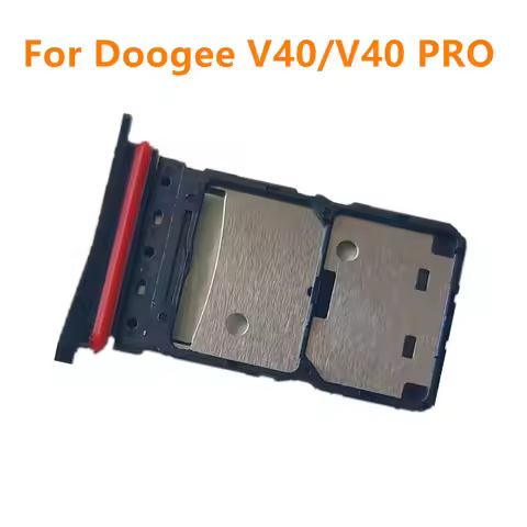 For Doogee V40 PRO New Original SIM TF Card Holder Sim Tray Reader Holder For Doogee V40 Cell Phone