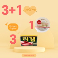 [Korean Food] Dongwon Richam Original (3pcs+1 Hetbahn get free)