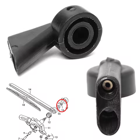 Wooeight 2x Rear Windshield Wiper Windscreen Washer Jet Spray Nozzles For Audi A1 A3 A4 Q7 8E9955985
