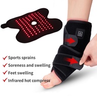 Infrared Therapy Ankle Heating Bandage Wearable Foot Sprain Care Equipment Red Light Hot Compress Th