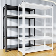Supermarket Storage Rack Shelf Shelf Floor Storage Rack Thickened Multi-Layer Angle Steel Balcony Wa
