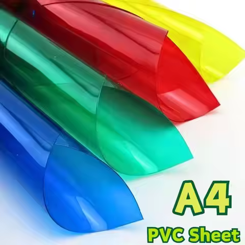 DIY Film Plastic Sheet Colour Acetate 0.3mm Thickness A4 Clear Transparent PVC Sheet For Photography