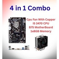 i5 3rd Gen 4 in 1 Combo With Motherboard CPU FAN 8GB Memory