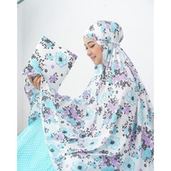 Mukena Bali Mukena Dewasa Rayon Katun Motif Bunga Terbaru