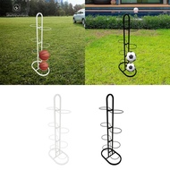 [SONONIA] Basketball Stand 8 Tier Basketball Display Rack Organizer Vertical Ball Storage Holder Dou