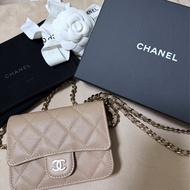 chanel奶茶小廢包
