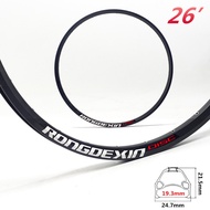 26Inch Mountain Bike Rim261-inch Rim24Hole28Hole32Hole36Double-layer Disc Brake Rim Aluminum Wheel F