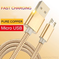 OPPO A37 A57 A59 F3 F1 Plus Mobile Phones Nylon Weaved Braid USB Cable Stable Micro USB Fast Charging Line Android Data Cable