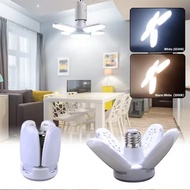 E27 Fan Foldable 28W LED Bulb AC220V/110V 40 Bulb Deformation for Home Ceiling Lights Warehouse and 