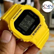 【5 VARIASI】 JAM TANGAN G SHOCK BUMBLEBEE KUNING/HITAM/HIJAU/MERAH/BIRU PETAK DW5600 MEN DIGITAL WATC