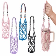 Water Bottle Strap For Owala, Hydro Flask, Cirkul, Yeti, Stanley, Mesh Water Bottle Holder Crossbody