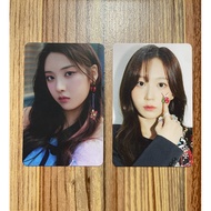 Photocard pc haewon jiwoo nmixx official
