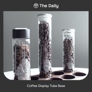 Single Dose Coffee Beans Display Tube Bean Cellar with One Way Valve Airtight Storage