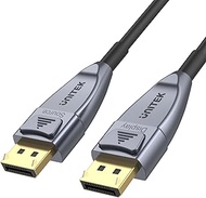 8K Fiber Optic DisplayPort 1.4 Cable by UNITEK (8K @60Hz, 4K 144Hz, 1440p @240Hz)
