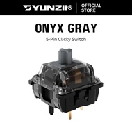 YUNZII Onyx Clicky Mechanical Keyboard Switch - Gray