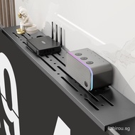 [in stock] New Cold Rolled Steel (CRS) Punch-Free TV Set-Top Box Rack Computer Monitor Holder Bracke