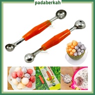 Round Fruit Cocktail Mold Spoon Fruit Ice Mold/ Fruit Scraper Spoon/ Scraping Scoop Ice Blewah Cockt