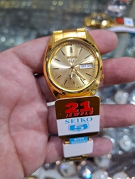 Jam Tangan Seiko 5 Otomatis Automatic Japan Mewah Hari Tanggal Aktif