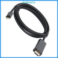 KOK Type C Interface Converter Cable 1 8M 4K 30Hz Speed Easy to Carry for Phone Tablet Presentations