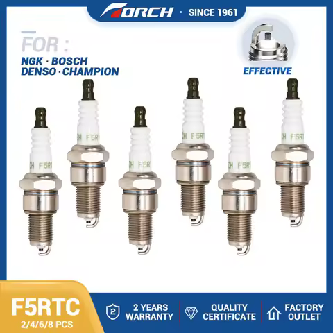 2-8PCS Integral Nut Candles Replace for BPR5ES(7422) Denso W16EPR-U TOYOTA 90098-16325 OPEL 90356323