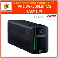 APC Easy UPS BVX700LUI-MS 230V AVR USB Charging Universal Sockets BVX700LUI-MS 2 Years Manufacturer Warranty