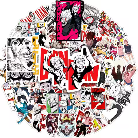 10/30/50pcs Cool Anime Okarun Dandadan Stickers Momo Ayase Cartoon Decal DIY Laptop Phone Case Diary
