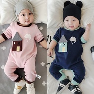 Newborn Infant Spring Autumn Clothes Jumpsuit Pure Cotton October Male 6 Female September-December B