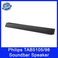 Philips TAB5105/98 Soundbar Speaker. Clearer TV Sound. Bluetooth. HDMI ARC. Safety Mark Approved. 1 