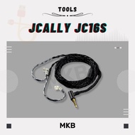 [READY STOCK] JCALLY JC16S QDC/ 0.78mm 2Pin HiFi Tri-Band High Resolution Microphone 16 Core 5N OFC Upgrade Cable 3.5mm Gold Plug
