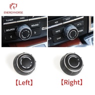 Audio Volume Radio Knob Cover CD Multi-Media Control Switch Button For Porsche Cayenne 7P5 Panamera 