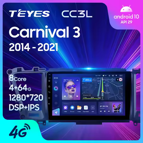 TEYES CC3L WIFI For Kia Carnival 3 YP 2014 - 2021 Car Radio Multimedia Video Player Navigation stere