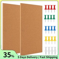 Cork Board Bulletin Board, Small Rectangular Pin Board for Wall, Self-Adhesive Cork Board for , Scho