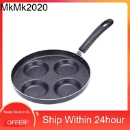 4 Hole Egg Fry Pan Aluminum Egg Frying Pan For Gas And Electric Stove Tops Nonstick 4 Egg Fry Pan