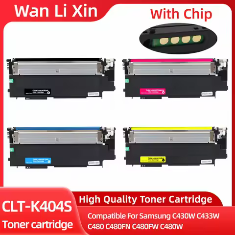 K404S CLT-K404S M404S C404S CLT-Y404S 404S toner cartridge compatible for Samsung C430W C433W C480 C