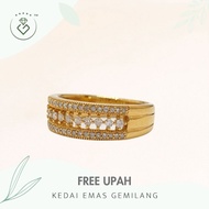 [Kedai Emas Gemilang] 2001159 {YS} Diamond Gold Ring(11)(5.07G)[585 Gold]