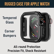 TOUGH Watch Case for Apple Watch Ultra Series 9 8 7 6 SE 5 4 Screen Protector Cover 49mm 45mm 44mm 41mm 40mm