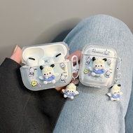 【Cute 3D TWS Earphone Case】Blue protective case suitable for TWS Earphone Case Pro 3, TWS Earphone C