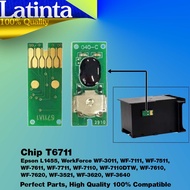 PX Maintenance Box T6711 Cip Reset / 6711 PXMB3 Foam Chip T-6711 Compatible Epson Printer L1455 Work