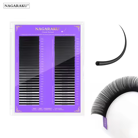 NAGARAKU Classic 1:1 Individual Eyelashes High Capacity 54 Rows Mix7-15mm False Lashes Volume Eyelas