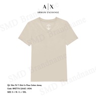 Armani Exchange เสื้อยืดคอวี รุ่น Slim Fit T-Shirt In Pima Cotton Jersey Code: 8NZT75 ZJA5Z 1934