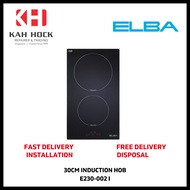 ELBA E230-002 I 30CM BLACK FRAMELESS GLASS INDUCTION HOB - 1 YEAR MANUFACTURER WARRANTY + FREE DELIVERY