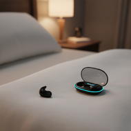 New X55 Earbuds Bluetooth Headphones, Ear Hooks, Bass, Noise Cancelling, HiFi Stereo for Sleeping.