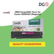CRE8 Compatible Canon 045H Magenta Refillable Color Toner Cartridge CRG045 CRG-045 045 High Capacity