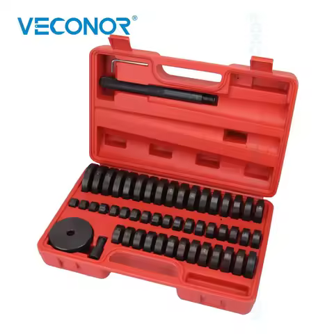 52pcs Custom Bushing Bearing Seal Driver Push Press Disc Tool Set 18-65mm 74mm Oil Seal Removal & In