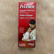 Children’s Tylenol for Pain/Fever Relief 2-11yrs 120ml