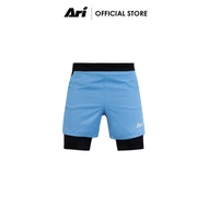 ARI MEN BREATHE 2IN1 V3 RUNNING SHORTS 3"-PARISIAN BLUE (AAP2907-04) Men's 3-Inch Pants 2IN1
