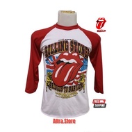 BAJU ROLLING STONES LIDAH BAND 3Q[good Quality vintage]